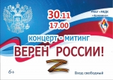 Концерт - митинг ВЕРЕН РОССИИ! 